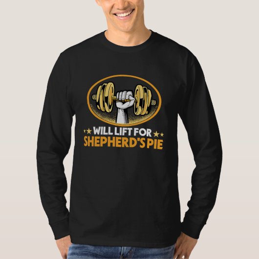 Zal opheffen voor Shepherd's Pie Shepherds Pie Hu T-shirt (Voorkant)