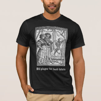 Zal pest voor voedselbonnen (Oud-Engels lettertype T-shirt