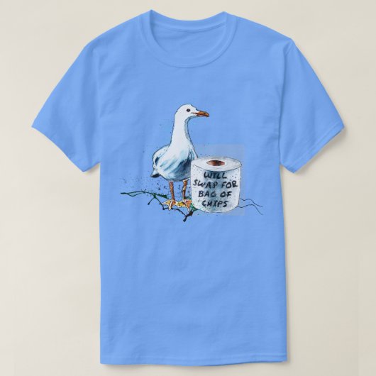 Zal ruilen voor zak chips t-shirt (Design voorkant)