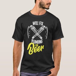 Zal sanitair voor bier sanitair repareren t-shirt
