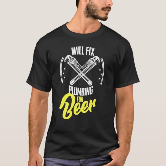 Zal sanitair voor bier sanitair repareren t-shirt (Voorkant)
