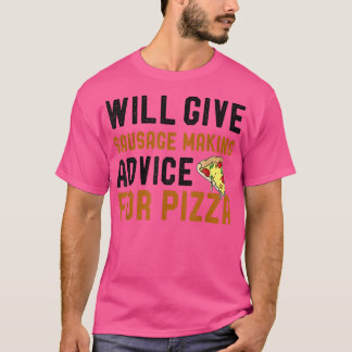 Zal Sausage adviseren voor Pizza Funny Co. T-shirt