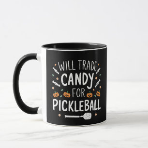 Zal Snoep ruilen voor Pickleball Spooky Halloween Mok