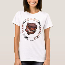 Zal studenten ruilen voor chocolade koele leraar t-shirt