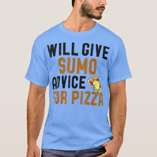 Zal sumo advies geven voor Pizza Funny Sumo Player T-shirt