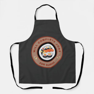 Zal taken afmaken voor Sushi Schort