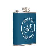 Zal Trekken Voor Bier Fietsen Heupfles (Rechts)