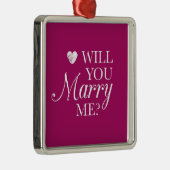 **ZAL U MIJ MARRY** CHRISMAS VOORSTEL ORNAMENT (Rechts)