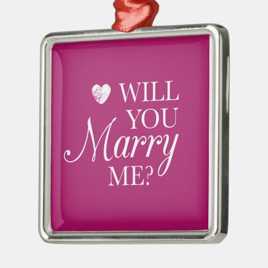 **ZAL U MIJ MARRY** CHRISMAS VOORSTEL ORNAMENT (Links)