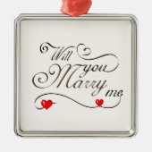 **ZAL U MIJ MARRY** CHRISMAS VOORSTEL ORNAMENT (Voorkant)