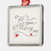 **ZAL U MIJ MARRY** CHRISMAS VOORSTEL ORNAMENT (Links)