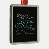 **ZAL U MIJ MARRY** CHRISMAS VOORSTEL ORNAMENT (Rechts)