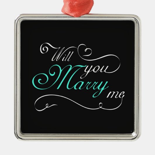 **ZAL U MIJ MARRY** CHRISMAS VOORSTEL ORNAMENT (Voorkant)