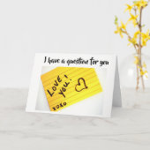 **ZAL U MIJ MARTEREN** VOORSTEL KAART (Gele Bloem)