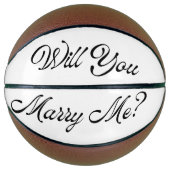 Zal uw marry me met een groot mandje voorstellen? basketbal (Voorkant)