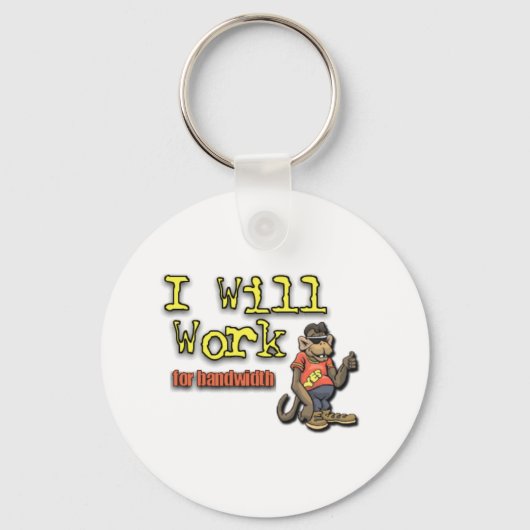 Zal voor bandbreedte werken sleutelhanger (Voorkant)