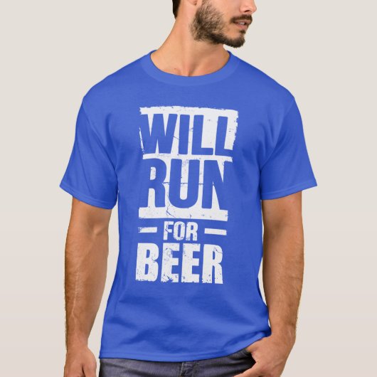 Zal voor bier lopen t-shirt (Voorkant)
