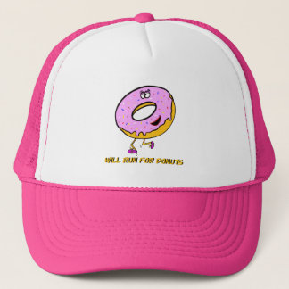 Zal voor donuts lopen trucker pet