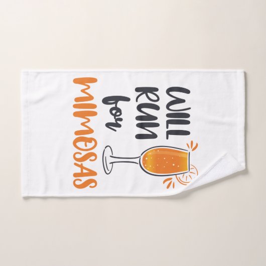 Zal voor Mimosas lopen Handdoek (Handdoek)