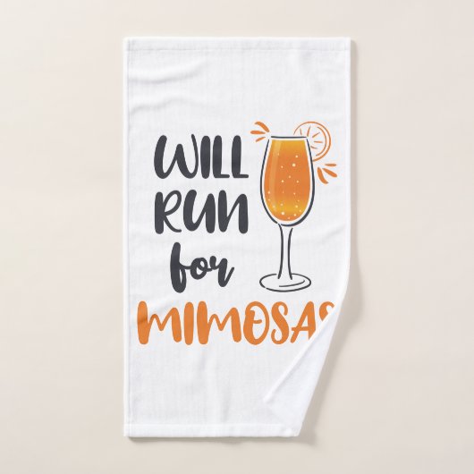 Zal voor Mimosas lopen Handdoek (Handdoek)