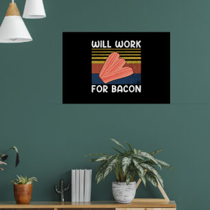 Zal werken voor Bacon  Style Pig Meat Pork Lo Poster