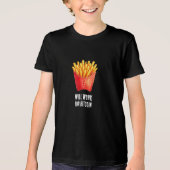 Zal Werken Voor Bitcoin (Zwart) Tri-Blend Shirt (Voorkant)