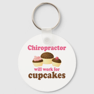zal werken voor cupcakes chiropractor sleutelhanger