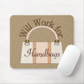 Zal werken voor handtassen Mousepad Muismat (Met muis)