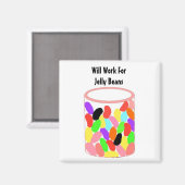 Zal Werken Voor Jelly Beans Magneet (Voorkant / Achterkant)