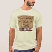 zal werken voor Jezus Shirt 15 (Voorkant)