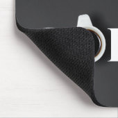 Zal werken voor Koffie, Zwart Muismat (Hoek)