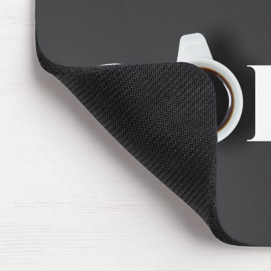 Zal werken voor Koffie, Zwart Muismat (Hoek)