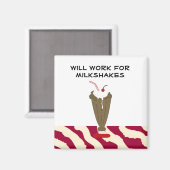 Zal Werken voor Milkshakes Magneet (Voorkant / Achterkant)
