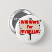 Zal werken voor raapbrood ronde button 5,7 cm (Voorkant /achterkant)