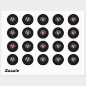 Zal Werken Voor V Bucks 1 Ronde Sticker (Vel)