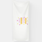 Zal werken voor witte levensmiddelen spandoek (Verticaal)