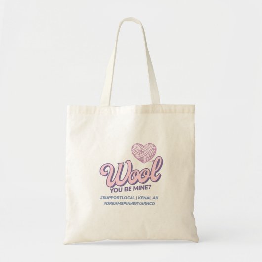 Zal wol je de mijne zijn? tote bag (Voorkant)