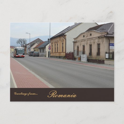 Zalău Roemenië Briefkaart (Voorkant)
