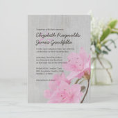 zalea Wedding-uitnodigingen Kaart (Staand voorkant)