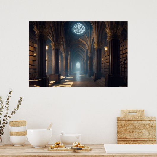 Zalen van oude kennis poster (Keuken)