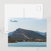 Zalen van Ston - Dalmatia, Kroatië Briefkaart (Voorkant / Achterkant)