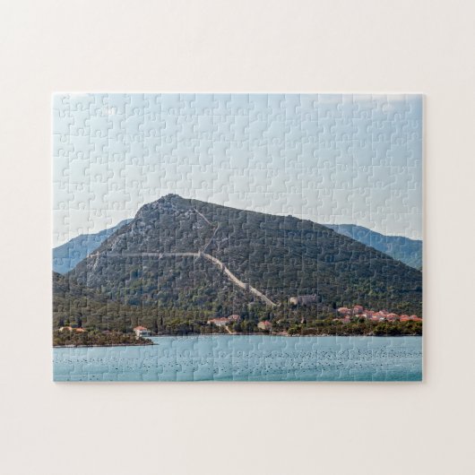Zalen van Ston - Dalmatia, Kroatië Legpuzzel (Horizontaal)