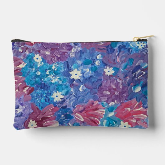 Zalig blauw Accessoires zakje Etui (Achterkant)