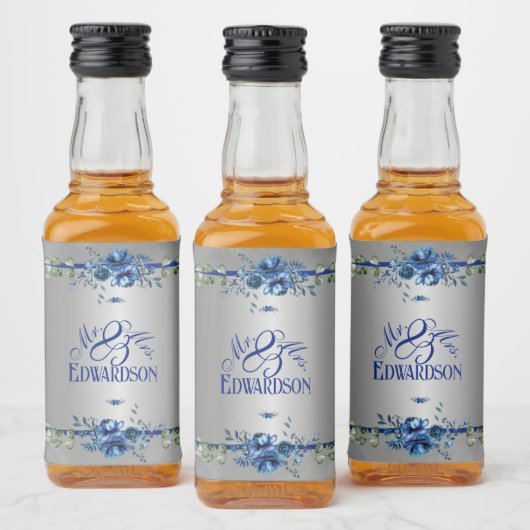 zalig elegant likeurfles etiket (Flessen)