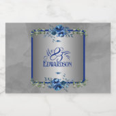 zalig elegant likeurfles etiket (Enkel label)