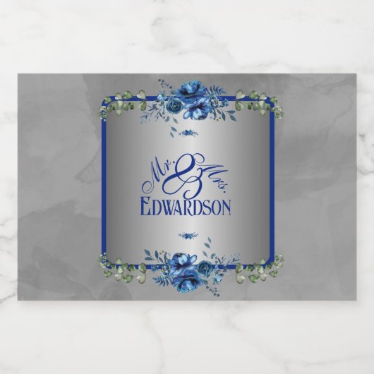 zalig elegant likeurfles etiket (Enkel label)