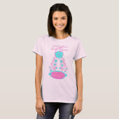 Zalig en bloeiend - blozend Roos T-shirt (Voorkant volledig)