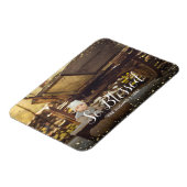 Zalig | Glitz faux glitter foto overlay Magneet (Linkerzijde)