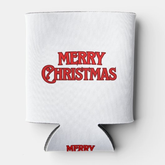 Zalig kerstfeest blikjeskoeler (Voorkant)