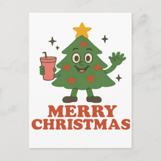 Zalig kerstfeest briefkaart (Voorkant)